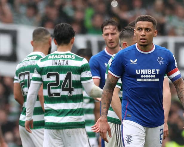 James Tavernier following Celtic’s win over Rangers in Scottish Cup semi-final