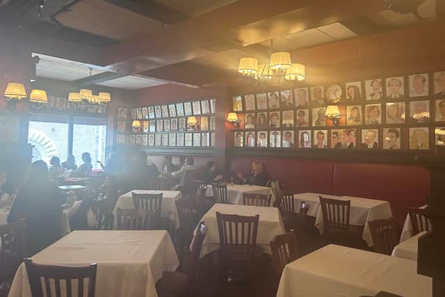 Sardi’s is wonderful if you want to soak up a sense of Old Broadway.