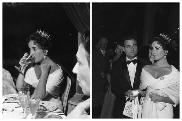 Elizabeth Taylor looking impossibly glamorous at Cannes. Photographs by Getty