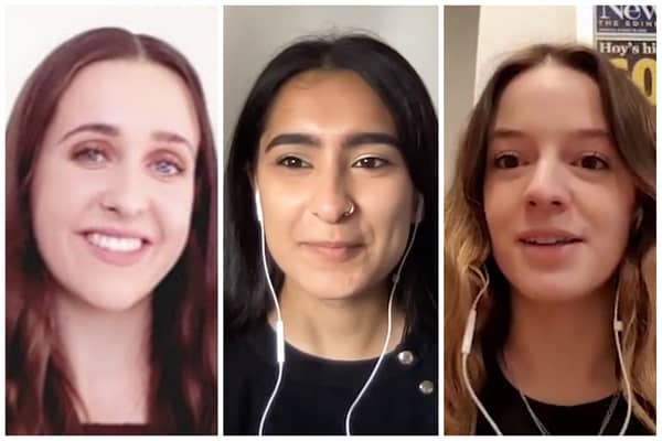 NationalWorld apprentices turned staffers: Isabella Boneham, Hiyah Zaidi and Susanna Sealy