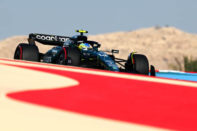 Fernando Alonso competing in the Bahrain Grand Prix. Credit: Clive Mason/Getty Images