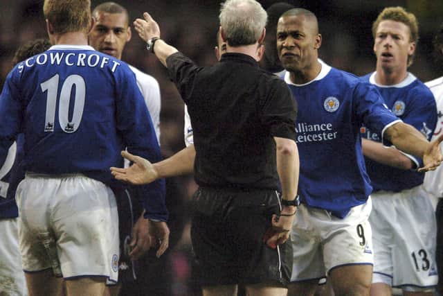Les Ferdinand led the line for Leicester in the 2003/04 campaign. (Getty images)
