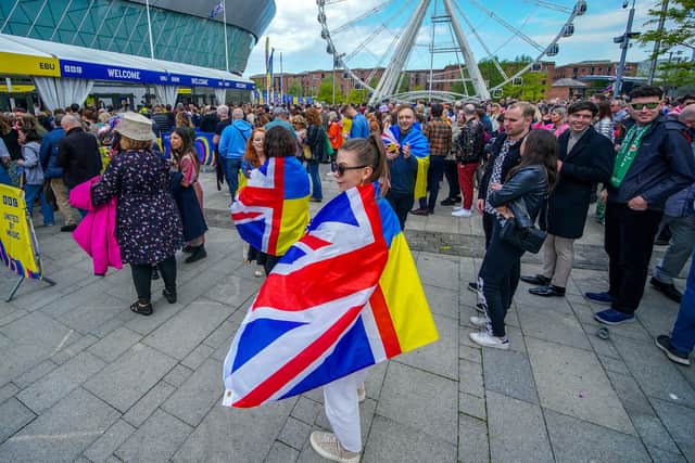 The UK is hosting Eurovision on behalf of Ukraine. (Credit: PA)