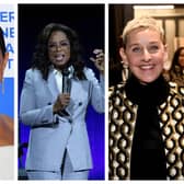 Meghan Markle with her 'good friends' Oprah Winfrey and Ellen DeGeneres. Photographs by Getty