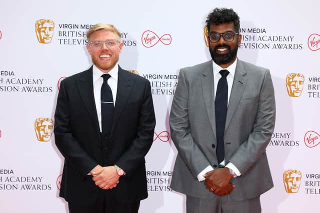 Rob Beckett and Romesh Ranganathan host the Bafta TV Awards