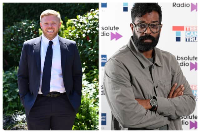 Rob Beckett and Romesh Ranganathan are to host the BAFTA Television Awards. Photographs by Getty