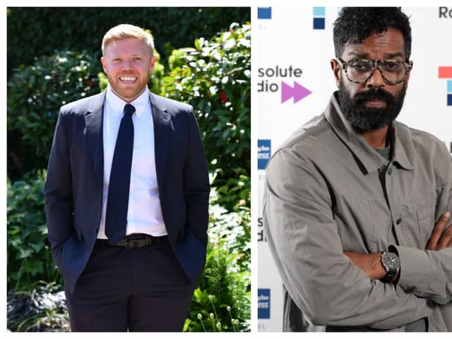 Rob Beckett and Romesh Ranganathan are to host the BAFTA Television Awards. Photographs by Getty