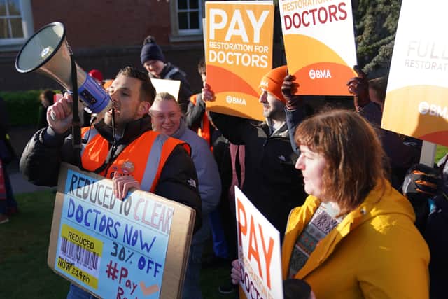 Senior doctors in England will begin voting on Monday whether to strike over pay (Photo: PA)