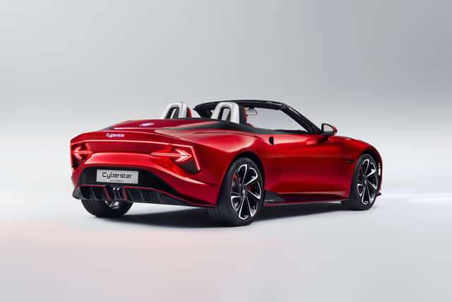 The Cyberster takes design cues from historic MGs but brings a modern twist to the two-seat roadster (Photo: MG)