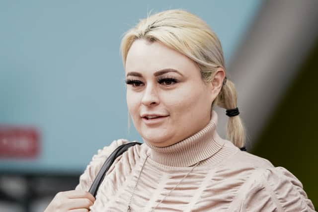 Former Metropolitan Police officer Samantha Lee outside her disciplinary hearing over alleged missed opportunities to catch Wayne Couzens before he kidnapped, raped and murdered Sarah Everard (Photo: Jordan Pettitt/PA Wire)