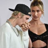 LOS ANGELES, CALIFORNIA - JANUARY 27: Justin Bieber and Hailey Bieber attend the premiere of YouTube Original's "Justin Bieber: Seasons" at the Regency Bruin Theatre on January 27, 2020 in Los Angeles, California. (Photo by Alberto E. Rodriguez/Getty Images)