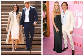 Can Prince Harry call Gwyneth Patrow and husband Brad Falchuk after they reportedly joined him and wife Meghan for a sushi date? Photographs by Getty