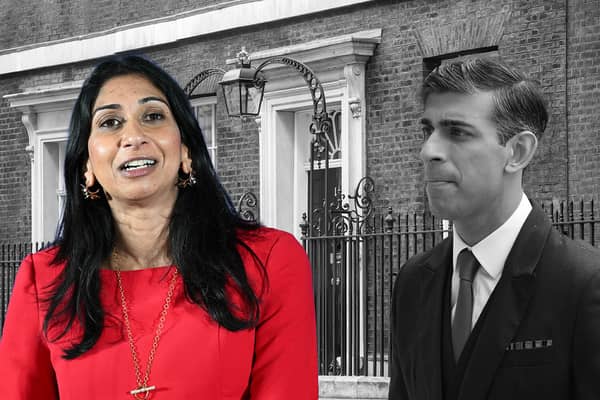 Is Suella Braverman after the keys for Number 10 Downing Street. Credit: Kim Mogg/Getty