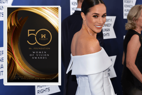 Meghan Markle is set to make her first official engagement since the King's Coronation this evening at the 50th Ms. Foundation Women of Vision Awards (Credit: Getty/ Ms. Foundation)