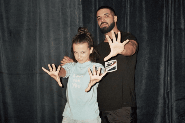 The frienship between Millie Bobby Brown and Drake has long been discussed, despite the pair emphasizing it is platonic, not romantic (Credit: Instagram)