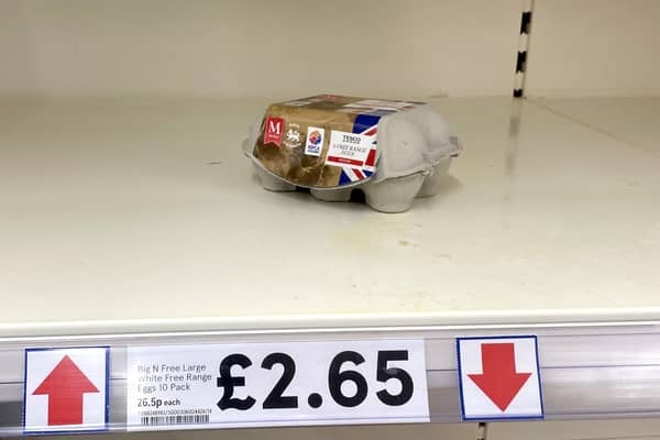 Egg shortages to last ‘another year’ before normality returns. (Photo: PA) 