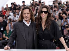 Johnny Depp and Maïwenn attend the Jeanne du Barry photocall at the 2023 Cannes film festival (Photo: John Phillips/Getty Images)