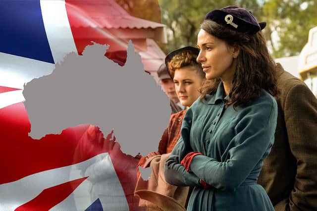BBC drama Ten Pounds Poms is based on a real life immigration scheme which saw over a million Brits move to Australia and New Zealand between 1945 and 1972.
