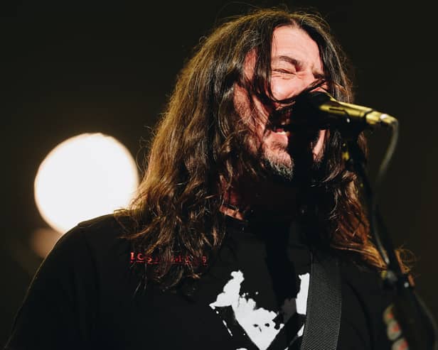 Dave Grohl of Foo Fighters performs onstage at the after party for the Los Angeles premiere of "Studio 666" at the Fonda Theatre on February 16, 2022 in Hollywood, California. (Photo by Rich Fury/Getty Images)