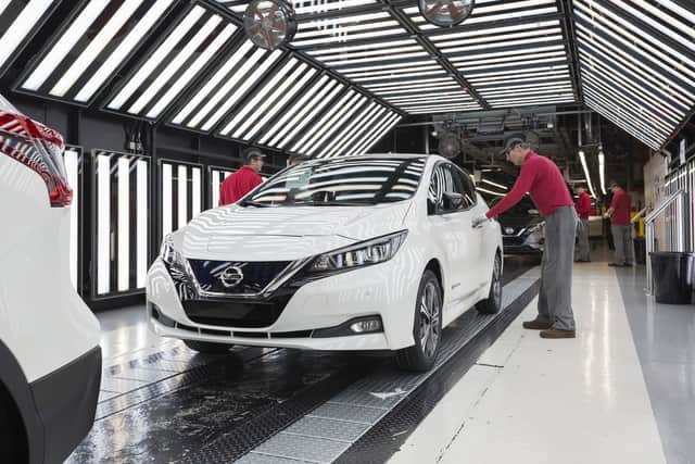 Nissan's joint venture with Envision which produces batteries for the Sunderland-built Leaf is the only working gigafactory in the UK (Photo: Nissan)