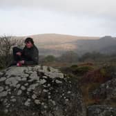 Henry in his younger years, wild camping in Dartmoor 