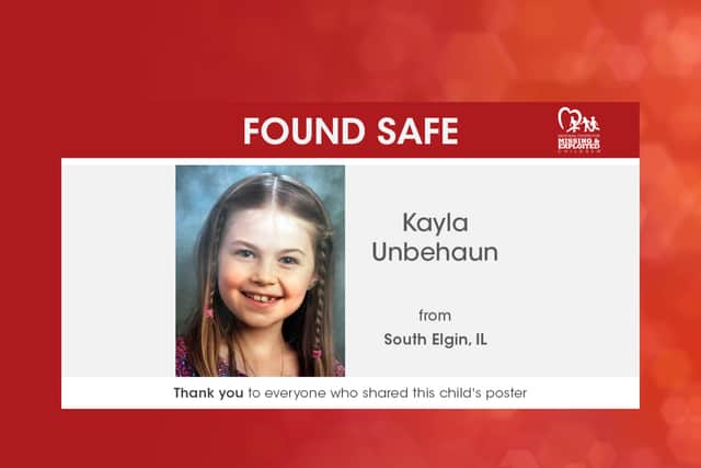 Kayla Unbehaun was found six years after disappearing (Photo: The National Center for Missing & Exploited Children)