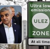 Sadiq Khan and the ULEZ. Credit: Isabel Infantes/Getty Images/Ben Stansall/AFP via Getty Images.