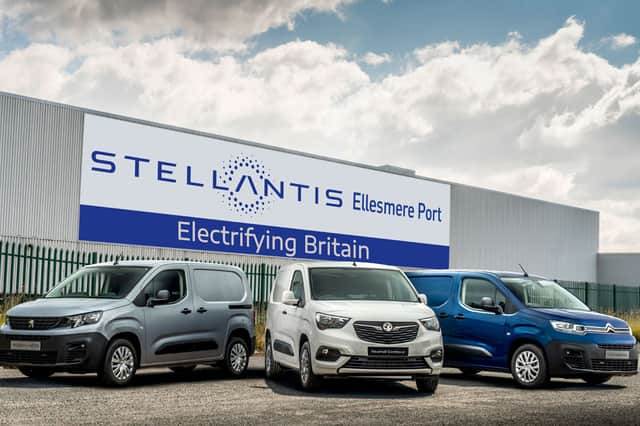 Stellantis has warned that the tariff could threaten its plans to build electric vans at Merseyside's Ellesmere Port (Photo: Stellantis)