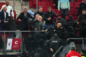 AZ Alkmaar manager has apologised for the crowd violence against West ham. (Getty Images)