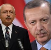 Turkish president Recep Tayyip Erdoğan (right) faces a run-off vote against Turkey's leader of the opposition Kemal Kılıçdaroğlu (left). (Credit: Getty Images)