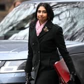 Suella Braverman was fined for speeding when she was attorney general in the summer of 2022 - Credit: Getty