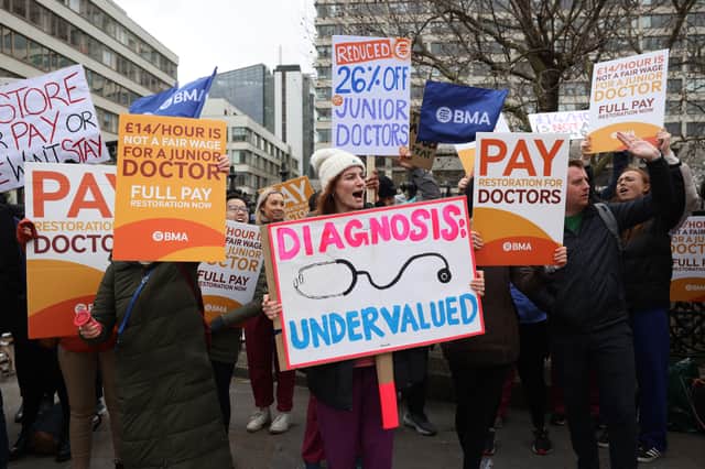 Junior doctors will strike again for a 72-hour period in June. (Credit: Getty Images)