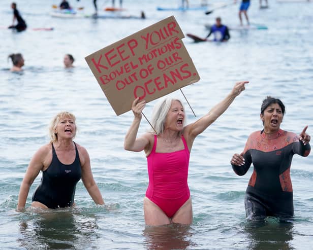 Sewage campaigners warned not to swim in sea due to ‘poor quality’. (Photo: Gareth Fuller/PA Wire) 