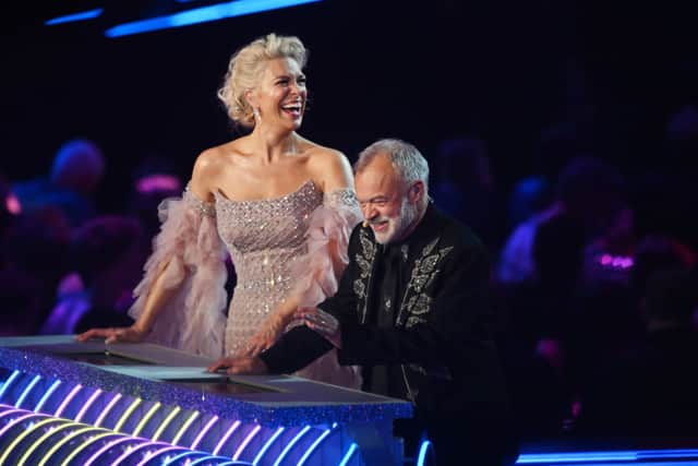 Both Eurovision hosts Hannah Waddingham and Graham Norton are up for the TV Presenter award (Photo by Anthony Devlin/Getty Images)