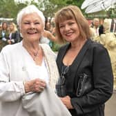 Dame Judy Dench and Finty Williams attend the 2023 Chelsea Flower Show at Royal Hospital Chelsea on May 22, 2023 in London, England. (Photo by Jeff Spicer/Getty Images)