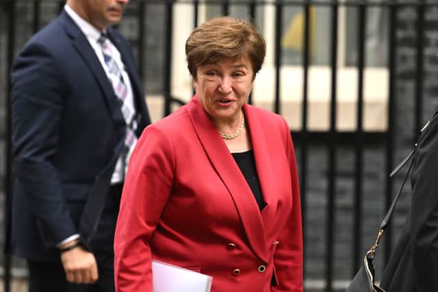 Managing Director of the IMF Kristalina Georgieva said the UK now compares ‘favourably’ with other G7 nations (image: Getty Images)