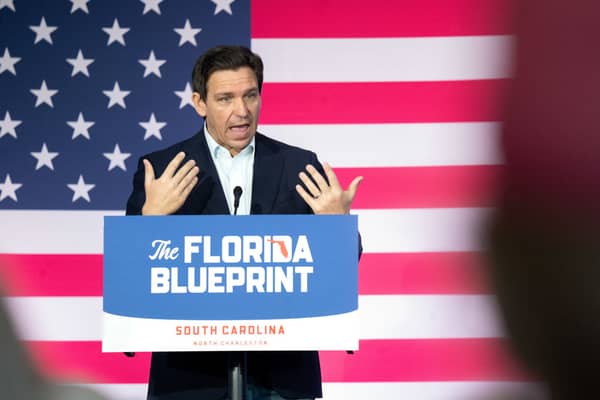 Florida’ Governor Ron DeSantis blocked a new Advanced Placement course on African American studies saying it ‘lacks educational value’ (Photo: Getty Images)