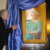 Rolf Harris painted Queen Elizabeth II in 2005 for her 80th birthday (Pic:Getty)