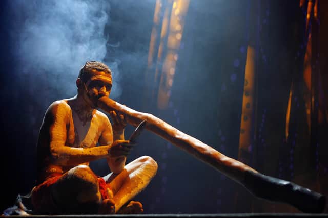 The didgeridoo is a traditional Aboriginal Australian woodwind instrument