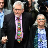 Rolf Harris with his wife Alwen and daughter Bindi.