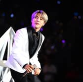 Jimin of BTS performs onstage during 102.7 KIIS FM's Jingle Ball 2019 Presented by Capital One at the Forum on December 6, 2019 in Los Angeles, California. (Photo by Rich Fury/Getty Images  for iHeartMedia)