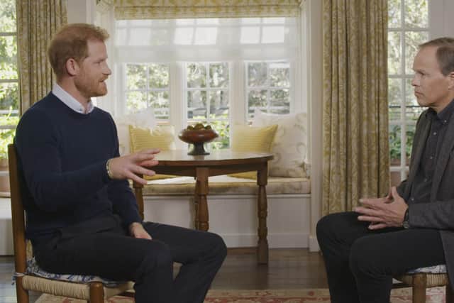 Harry gave several interviews to tell his side of the story (Pic:ITV)