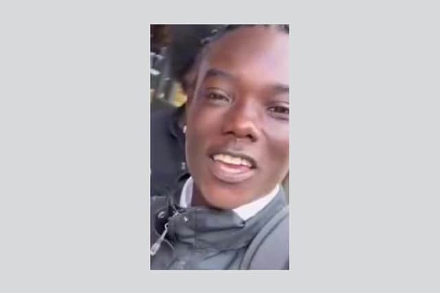 The Met Police said teenager Bacari-Bronze O’Garro, aged 18, has been fined over a series of prank videos on TikTok. 