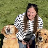 Olivia Riley and her three golden retrievers were killed after being hit by an Audi TT (Photo: SWNS)