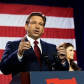 Florida's Republican governor Ron DeSantis is expected to announce his presidential candidacy in a Twitter event with Elon Musk. (Credit: Getty Images)