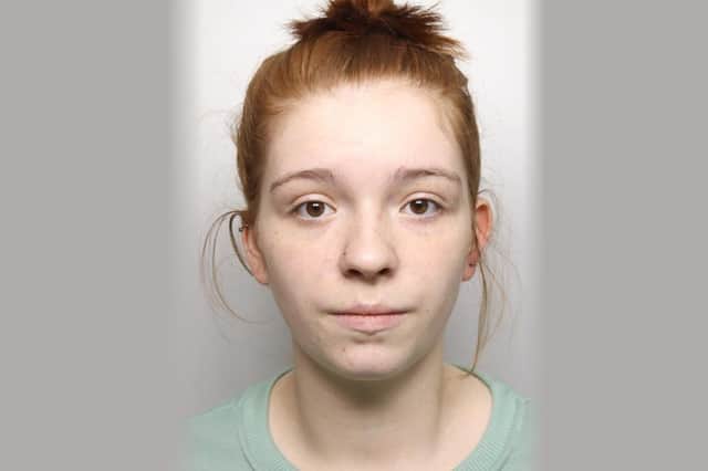 Ellie Jacobs has been jailed for the manslaughter of her five-week-old son (Image: Thames Valley Police)