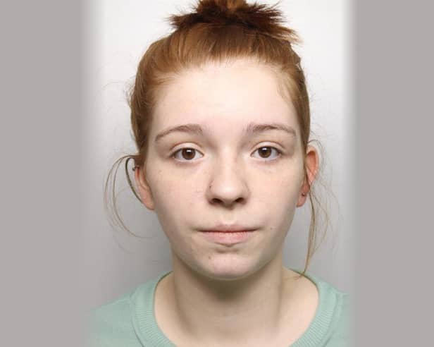 Ellie Jacobs has been jailed for the manslaughter of her five-week-old son (Image: Thames Valley Police)
