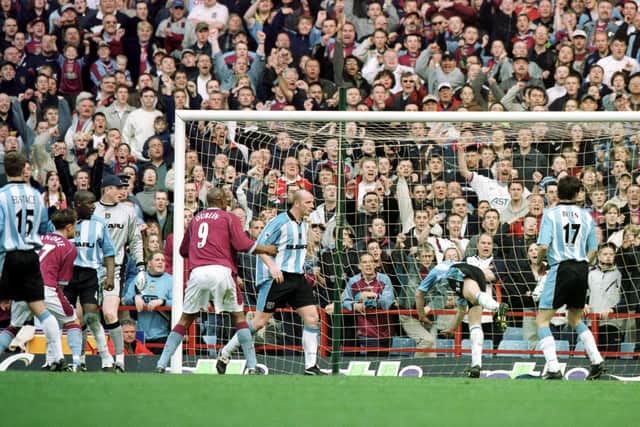 Coventry's relegation was sealed against Aston Villa in May 2001. (Getty Images)