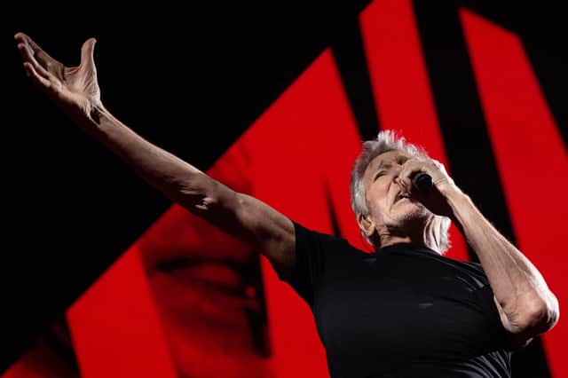 Roger Waters on stage in Paris, on 3 May 2023 (Photo: ANNA KURTH/AFP via Getty Images)