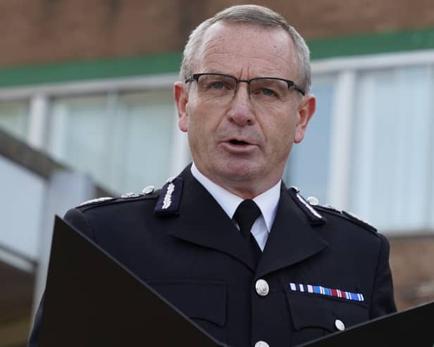 Sir Iain Livingstone, chief constable of Police Scotland, has admitted that the force is institutionally racist, sexist, misogynistic, and discriminatory. Credit: PA